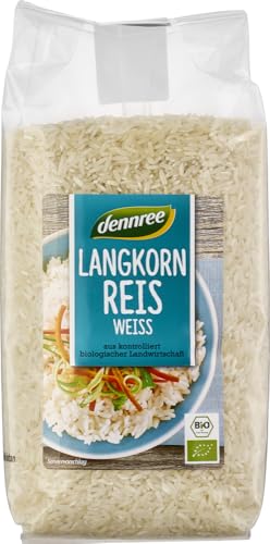 Langkornreis weiß 12 x 1 kg von dennree