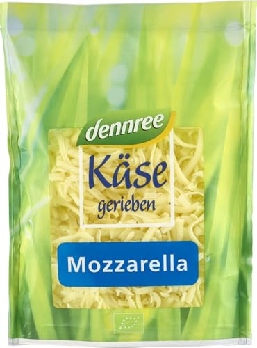 Mozzarella gerieben 12 x 150 gr von dennree