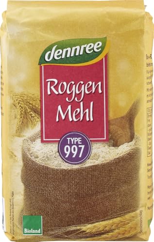 Roggenmehl Type 997 18 x 1 kg von dennree