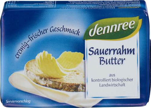 Sauerrahmbutter 82% Fett 12 x 250 gr von dennree