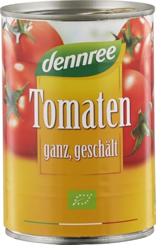 Tomaten ganz, geschält 1 x 400 gr von dennree