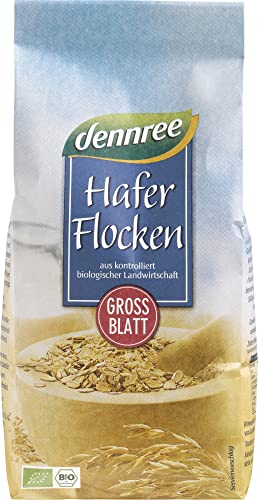 dennree Bio Haferflocken Großblatt (1 x 500 gr) von dennree