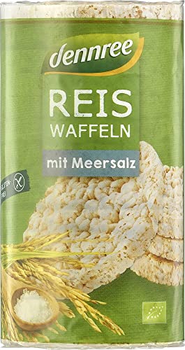 dennree Bio Reiswaffeln mit Meersalz (6 x 100 gr) von dennree