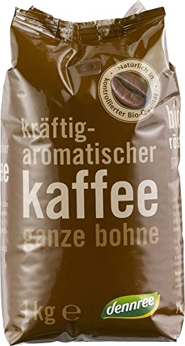 Röstkaffee ganze Bohne von dennree