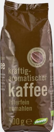 Röstkaffee gemahlen 2 x 500 gr von dennree