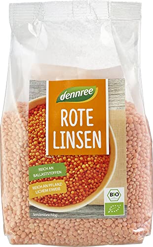 dennree Bio Rote Linsen (2 x 500 gr) von dennree