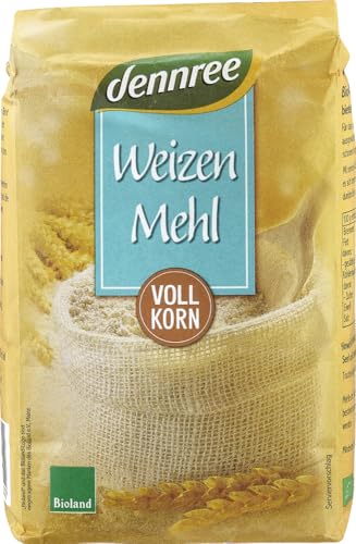 Weizenvollkornmehl 6 x 1 kg von dennree