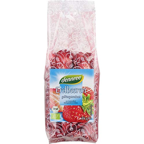 dennree Erdbeeren, gefriergetrocknet (35 g) - Bio von dennree