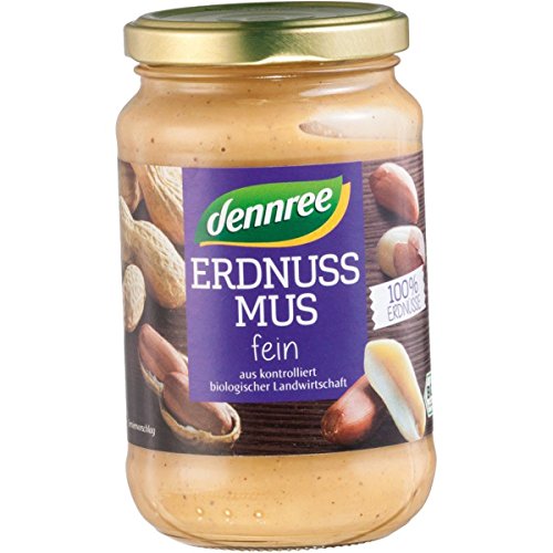 dennree Erdnussmus, fein (350 g) - Bio von dennree