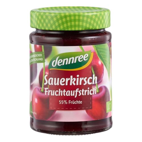 dennree Fruchtaufstrich, Sauerkirsche, 340g (1) von dennree