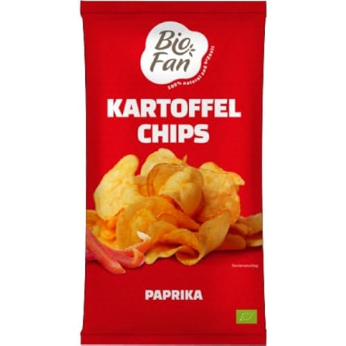 dennree Kartoffelchips mit Paprika (125 g) - Bio von dennree