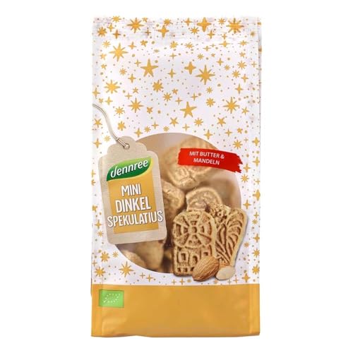 dennree Mini Dinkel Spekulatius, Mandel-Butter, 125g (1) von dennree