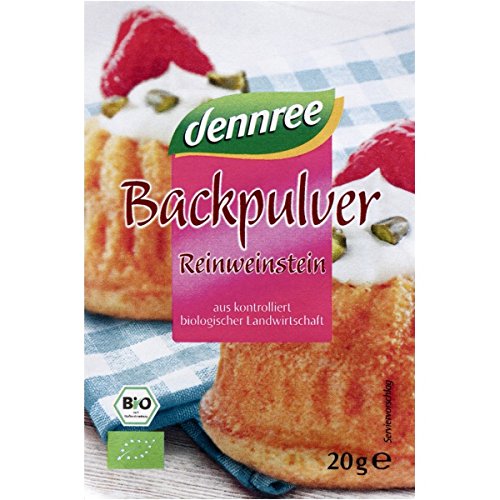 dennree Reinweinstein-Backpulver (80 g) - Bio von dennree