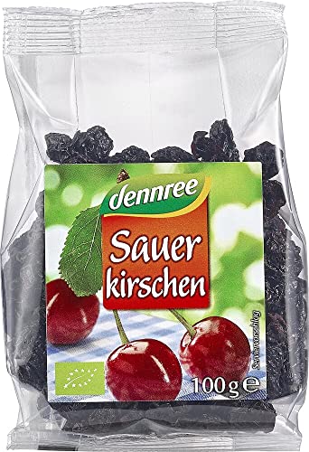 dennree Sauerkirschen ohne Stein, getrocknet (100 g) - Bio von dennree