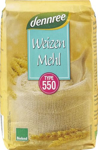 dennree Weizenmehl Type 550 (1 kg) - Bio von dennree