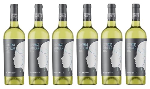 6x 0,75l - 2023er - di Camillo Vini - Contessa Camilla - Pinot Grigio - Abruzzo I.G.P. - Italien - Weißwein trocken von di Camillo Vini