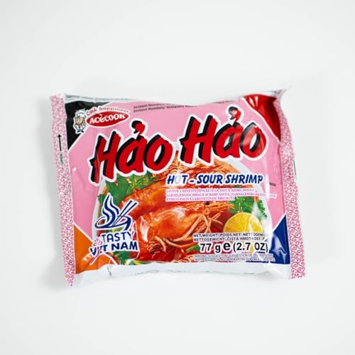 Hao Hao - Instant Nudeln - Hot-sour Shrimp - 30x77g - Asia Noodles - Vietnamese von dinese
