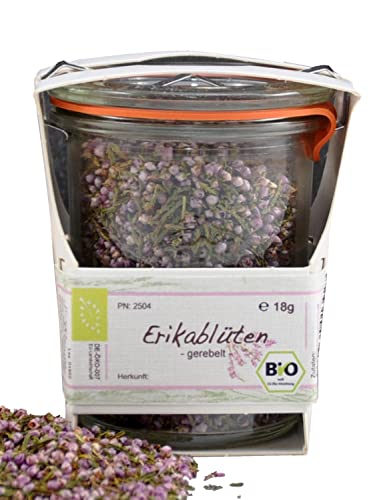Getrocknete Bio Blüten im Weckglas | Blütentee handverarbeitet | kleines Geschenk | wiederverwendbar | Premium Qualität von direct&friendly