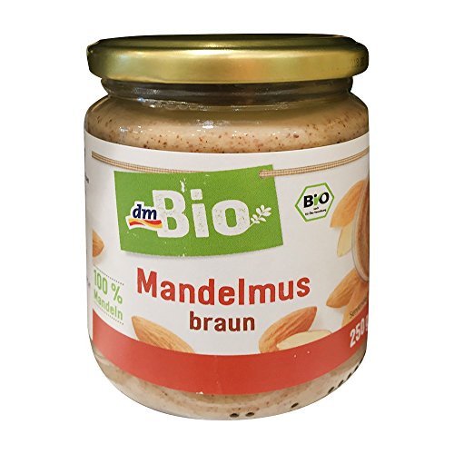 dmBio Mandelmus braun, 250 g Glas (1er Pack) von dm-drogerie markt