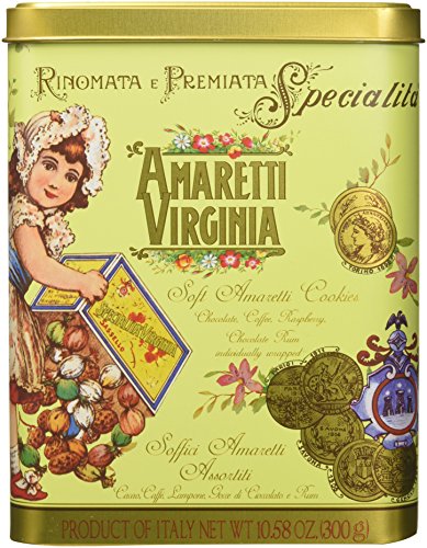 Sortiertes weiche Amaretti Dose 300 gr Virginia von dutis