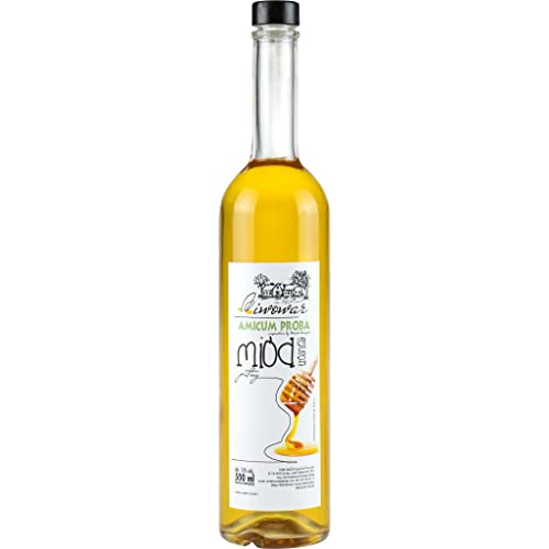 Amicum Proba Trójniak Honig (Drittel) 0,5L | Met Honigwein Metwein Honigmet | 500 ml | 13% Alkohol | Pasieka Dziki Miód | Geschenkidee | 18+ von eHonigwein.de Premium Quality