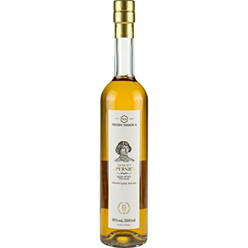 Copernicus Półtorak Honig (Eineinhalber) 0,5L | Met Honigwein Metwein Honigmet | 500 ml | 16% Alkohol | Miody Nidzica | Geschenkidee | 18+ von eHonigwein.de Premium Quality