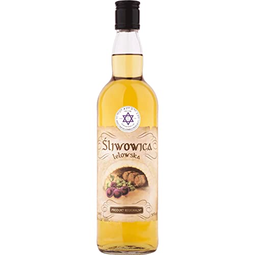 Kosher Certificate Śliwowica Lelowska (Sliwowitz, Pflaumenschnaps) 700 ml | Flavoured Vodka, Pflaumen-Wodka |700 ml | 50% Alkohol | Mundivie | Geschenkidee | 18+ von eHonigwein.de Premium Quality