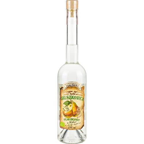 Okowita Maurera Gruszkowica Bio (Birnenokowita) 0,5L | Flavoured Vodka, Okovita |500 ml | 50% Alkohol | Manufaktura Maurera | Geschenkidee | 18+ von eHonigwein.de Premium Quality
