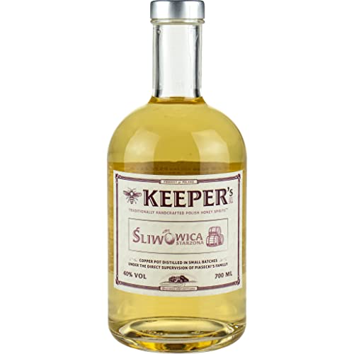 Śliwowica Starzona Keeper's 700 ml (Sliwowitz, Pflaumenschnaps) | Flavoured Vodka, Pflaumen-Wodka |700 ml | 40% Alkohol | Mazurskie Miody | Geschenkidee | 18+ von eHonigwein.de Premium Quality