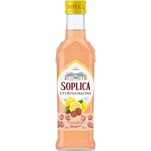 Soplica Cytryna Malina 0,2L - Zitronen-Himbeerlikör | Likör |200 ml | 28% Alkohol | Soplica | Geschenkidee | 18+ von eHonigwein.de Premium Quality