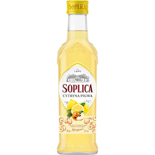 Soplica Cytryna Pigwa 0,2L - Zitronen-Quittenlikör | Likör |200 ml | 28% Alkohol | Soplica | Geschenkidee | 18+ von eHonigwein.de Premium Quality