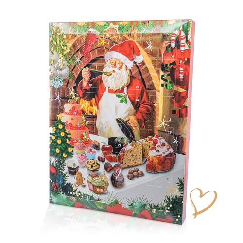 ePralinchen Pralinen roter Adventskalender o.A. - köstliche belgische Schokolade Made in Belgium - handverarbeitete Pralinen in einzigartigen Formen - 24 verschiedene Pralinen von ePralinchen