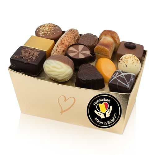 ePralinchen handverarbeitete belgische Luxus-Pralinen | Herbst Edition 500g | herbstliche Pralinenmischung mit Pilz-, Walnuss-, Maisform uvm. | ohne Alkohol | köstliche Schokolade made in Belgium von ePralinchen