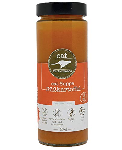 eat Performance® Süßkartoffel Suppe (350ml) - 100% Bio, Vegan & Paleo I Frei von Konservierungsstoffen & anderen Zusätzen von eat Performance