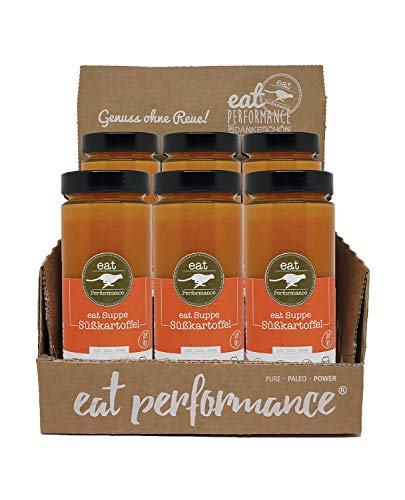 eat Performance® Süßkartoffel Suppe (6x 350ml) - 100% Bio, Vegan & Paleo I Frei von Konservierungsstoffen & anderen Zusätzen von eat Performance