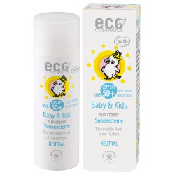 Kinder-Sonnencreme Neutral LSF 50+ von eco cosmetics