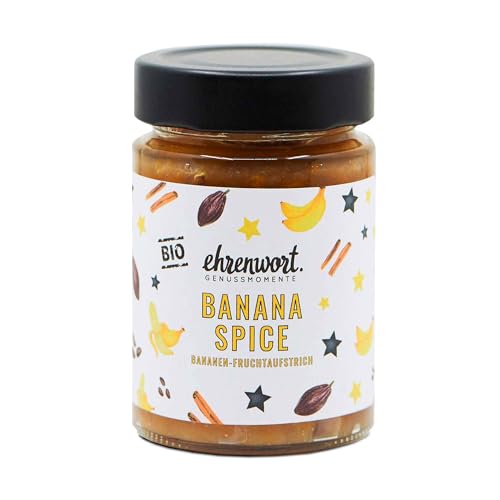 Bio Ehrenwort Banana Spice Bananen Fruchtaufstrich 200g von ehrenwort