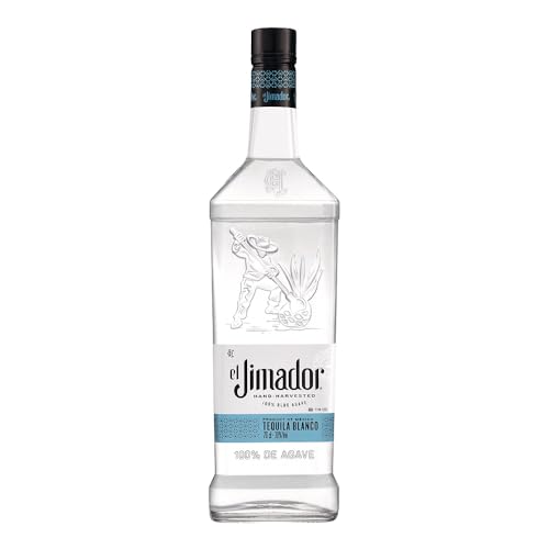 El Jimador Blanco Tequila - Premium Tequila - Geschenkempfehlung - kristllaklar mit fruchtigen Zitrusnoten und einem Hauch von Gewürzen - 0.7L/38% Vol. von el Jimador Tequila