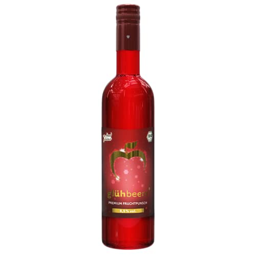 Elbler Glühbeere Wein, Kräftige 8,5% Vol., 1 x 0.75 l, Bio-Beerenglühwein, Fruchtglühwein aus Bio-Obst, mit Winterlichen Extrakten aus Vanille, Zimt und Nelke, Vegan & Glutenfrei, 100% Direktsaft von elbler