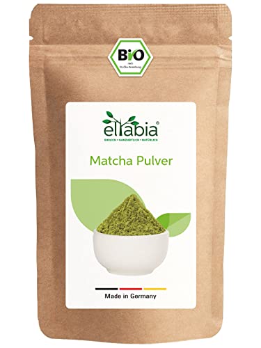 Bio Matcha Pulver Tee 1000g | Premium Matchapulver | 100% rein ohne Zusatzstoffe | Der König unter den Grüntees von eltabia