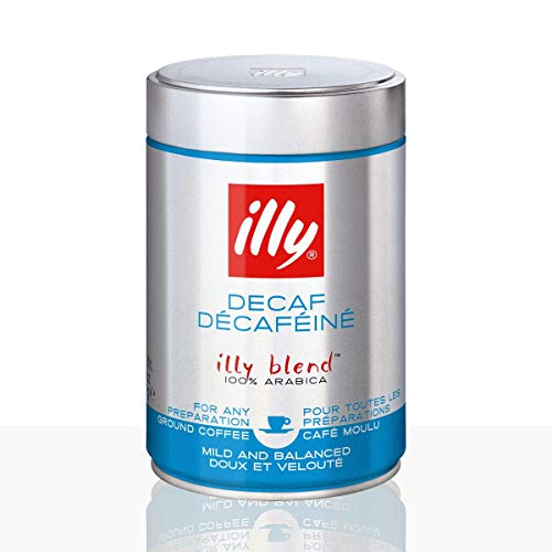 illy Espresso entcoffeiniert, gemahlen, 12x250g von illy