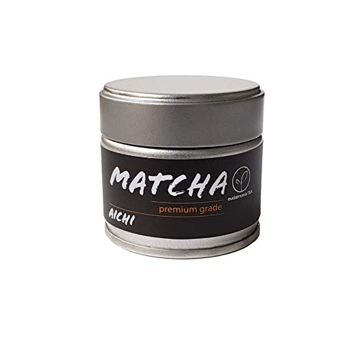 Bio Matcha Aichi - Premium Grade aus der Präfektur Aichi/Japan - eudaimonia TEA - 30 g Dose von eudaimonía TEA