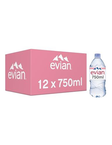 Evian Still Natural Mineralwasser 12 x 750 ml von evian