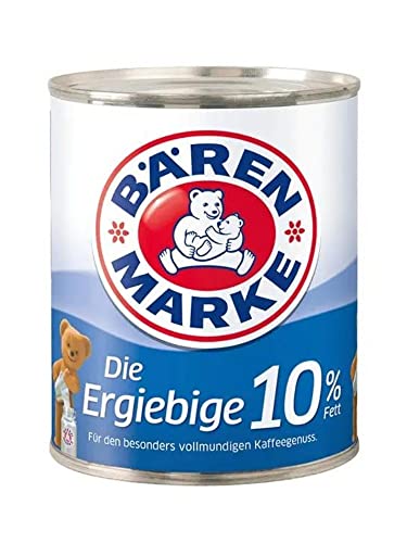 Bärenmarke, Reichhaltige Kondensmilch, Kondensmilch für Kaffee und Desserts, 340 Gramm 1 Stück von eworldpartner