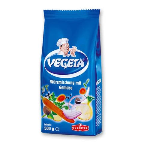 Podravka Vegeta, Gemüsegewürzmischung 500 Gramm Universelle Würzmischung mit Gemüse 1 Packung von eworldpartner