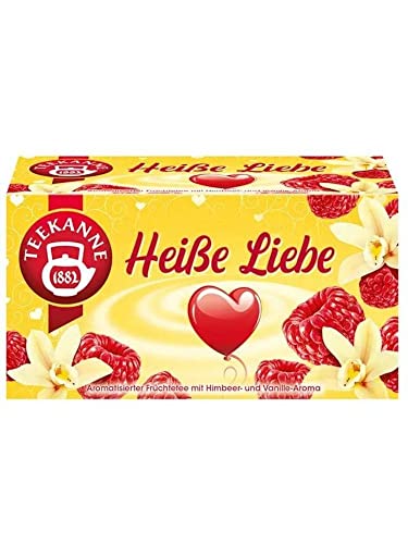 Teekanne Heiße Liebe 60g, 20 Beutel Natürlish Kräutertee 1 Packung von eworldpartner