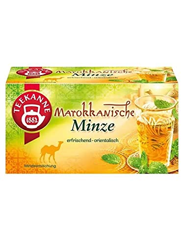 Teekanne Marokkanische Minze 36g, 20 Beutel Aromatischer Tee Natürlish Kräutertee 1 Packung von eworldpartner