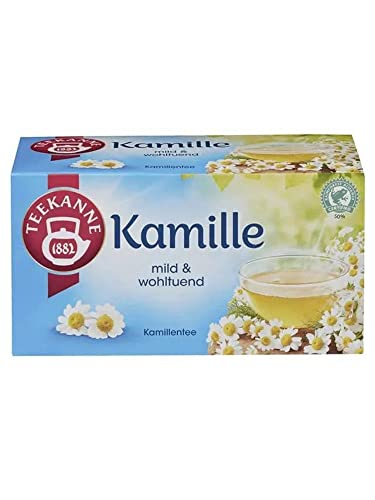 Teekanne Sanfte Kamille 30g, 20 Beutel Aromatischer Tee Natürlish Kräutertee 1 Packung von eworldpartner