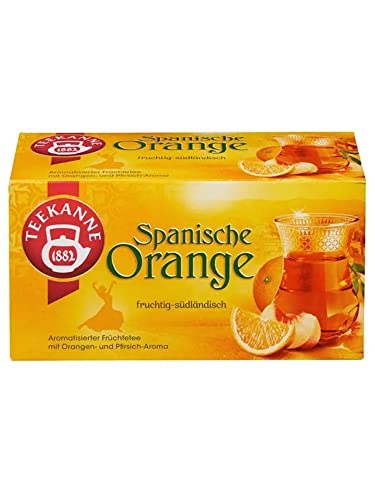 Teekanne Spanische Orange 50g, 20 Beutel Aromatischer Tee Natürlish Kräutertee 1 Packung von eworldpartner