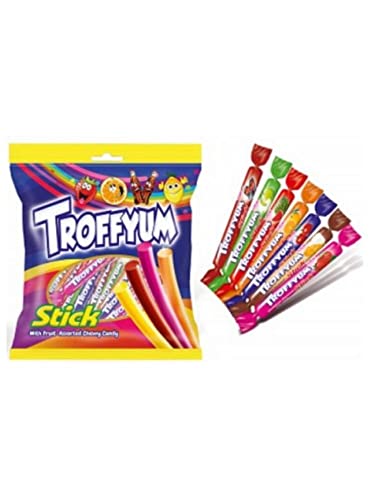 Troffyum Weiche Sticks Süßigkeiten - Fruchtgummis 1 Packung Fruchtig Fruchtgummis von eworldpartner